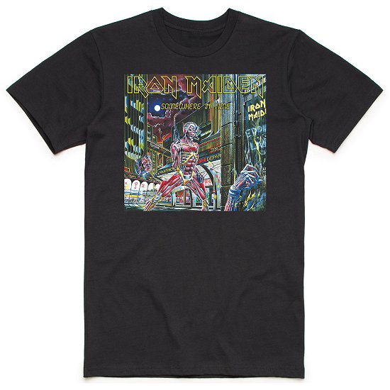 Cover for Iron Maiden · Iron Maiden Unisex T-Shirt: Somewhere in Time Box (T-shirt) [size M] [Black - Unisex edition] (2020)