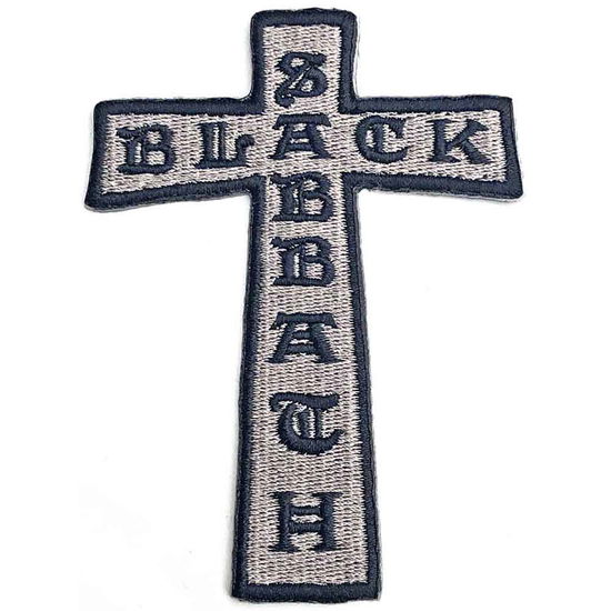 Black Sabbath Standard Patch: Cross - Black Sabbath - Produtos - - 5056368633539 - 5 de agosto de 2020