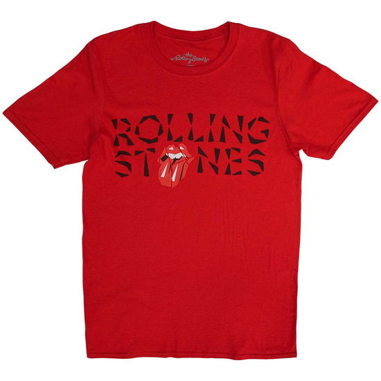 Cover for The Rolling Stones · The Rolling Stones Unisex T-Shirt: Hackney Diamonds Shard Logo (T-shirt) [size M]