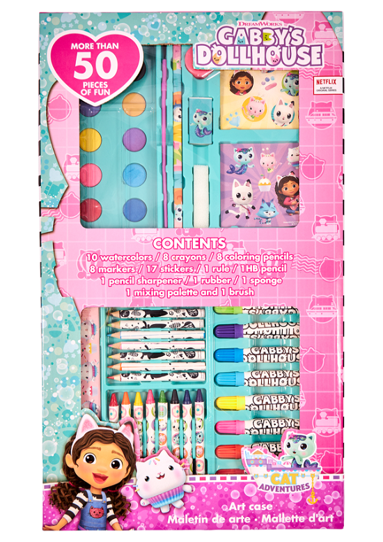 Cover for Kids Licensing · Gabby's Dollhouse - 52-piece Artist Drawing Set (033706952) (Toys)