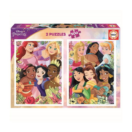 Cover for Educa · 19253 - Disney Prinzessin Puzzle - 2 Puzzles - 500 Stueck (N/A)