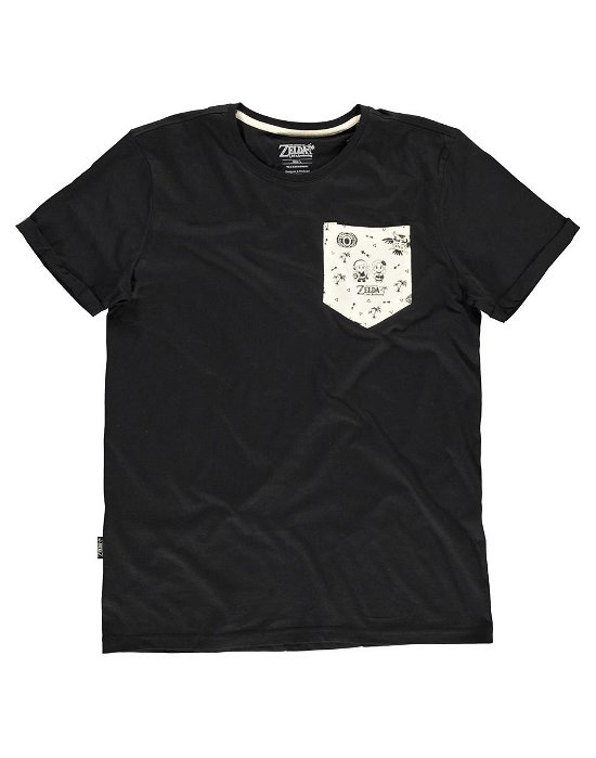 ZELDA - Men T-Shirt Links Awakening - Pocket Map - T-Shirt - Produtos -  - 8718526312539 - 1 de novembro de 2019