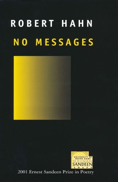 Cover for Robert Hahn · No messages (Buch) (2001)