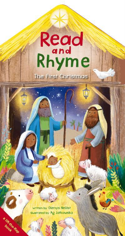 Cover for Glenys Nellist · Read and Rhyme The First Christmas (Board book) (2023)