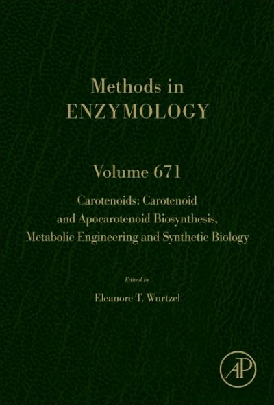 Cover for Eleanore Wurtzel · Carotenoids: Carotenoid and Apocarotenoid Biosynthesis, Metabolic Engineering and Synthetic Biology (Hardcover Book) (2022)