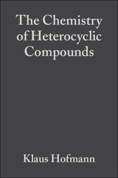 Cover for Hofmann, Klaus (University of Pittsburgh) · Imidazole and Its Derivatives, Volume 6, Part 1 - Chemistry of Heterocyclic Compounds: A Series Of Monographs (Hardcover Book) [Volume 6 edition] (1953)