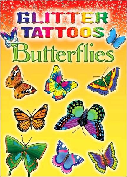 Cover for Jan Sovak · Glitter Tattoos Butterflies - Dover Tattoos (Pocketbok) (2007)