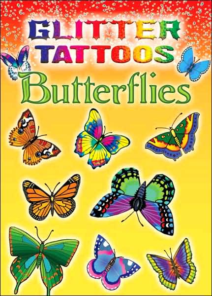 Cover for Jan Sovak · Glitter Tattoos Butterflies - Dover Tattoos (Paperback Book) (2007)