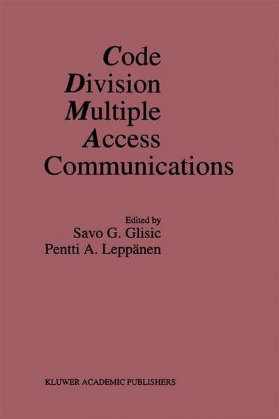 Cover for Savo G Glisic · Code Division Multiple Access Communications (Hardcover Book) [1995 edition] (1995)