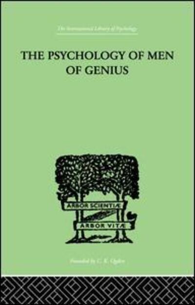 Cover for Ernst Kretschmer · The Psychology Of Men Of Genius (Paperback Book) (2014)