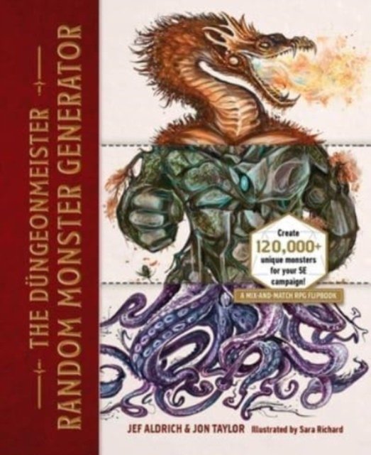 Cover for Jef Aldrich · The Dungeonmeister Random Monster Generator: A Mix-and-Match RPG Flipbook - Dungeonmeister Series (Inbunden Bok) (2024)