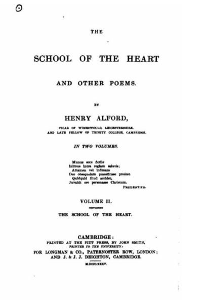 Cover for Henry Alford · The School of the Heart, and Other Poems (Paperback Bog) (2015)