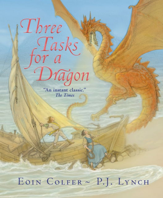 Cover for Eoin Colfer · Three Tasks for a Dragon (Paperback Bog) (2025)