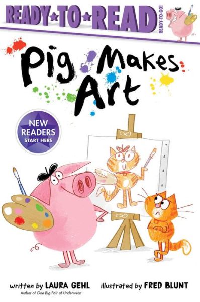 Pig Makes Art - Laura Gehl - Książki - SIMON SPOTLIGHT - 9781534499539 - 3 maja 2022