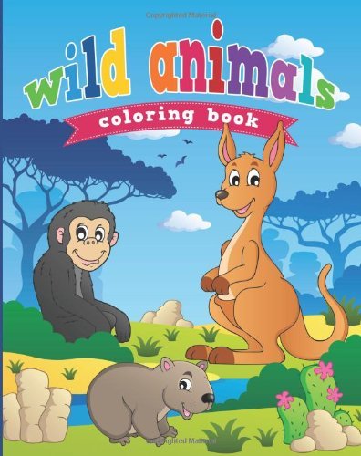 Cover for Wild Animals Coloring Book · Wild Animals Coloring Book (Avon Coloring Book) (Paperback Book) (2013)