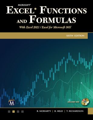 Cover for Brian Moriarty · Microsoft Excel Functions and Formulas: With Excel 2021 / Microsoft 365 (Paperback Book) [6 Revised edition] (2022)