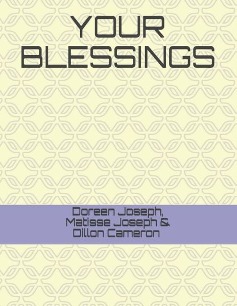 Cover for Matisse Joseph · Your Blessings (Paperback Book) (2019)