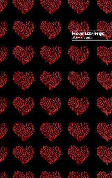 Cover for Design · Heartstrings Lifestyle Journal, Blank Notebook, Dotted Lines, 288 Pages, Wide Ruled, 6 x 9 (A5) Hardcover (Black) (Gebundenes Buch) (2020)