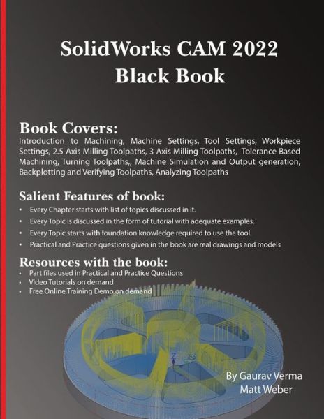 Cover for Gaurav Verma · SolidWorks CAM 2022 Black Book (Paperback Book) (2021)