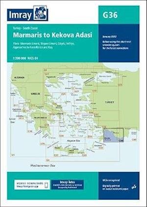 Cover for Imray · Imray Chart G36 Turkey - South Coast: Marmaris to Kekova Adasi - Imray G Charts (Map) [New edition] (2022)