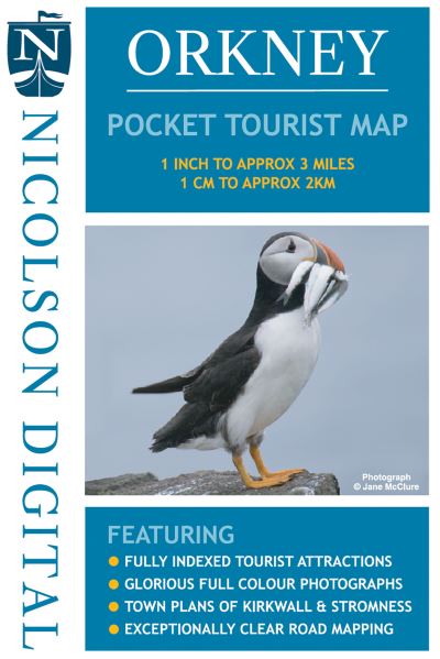 Cover for Val Fry · Nicolson Orkney Pocket Tourist Map (Map) (2023)