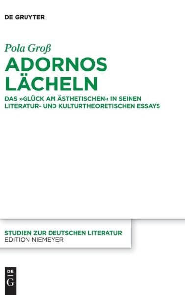 Cover for Groß · Adornos Lächeln (Bok) (2020)