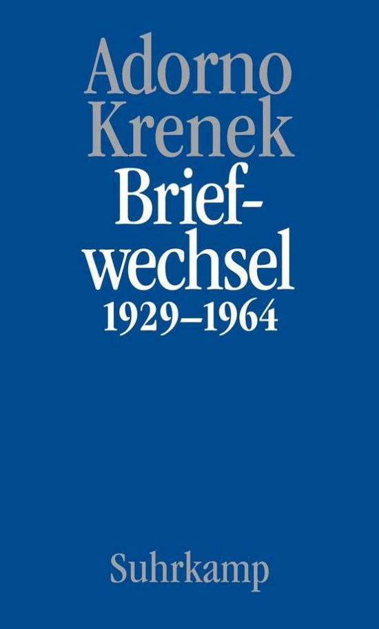 Cover for Adorno · Briefe und Briefwechsel (Book)