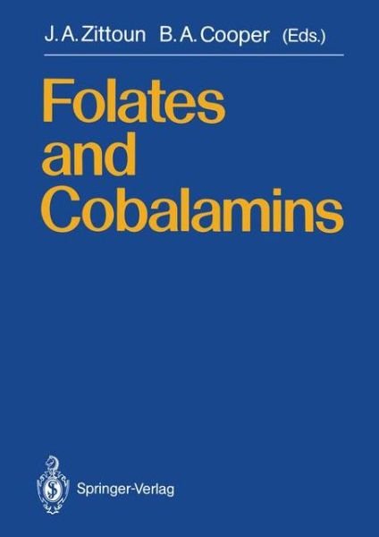 Cover for Jaqueline A. Zittoun · Folates and Cobalamins (Paperback Book) (1989)