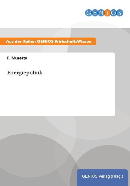 Cover for F Muretta · Energiepolitik (Paperback Book) (2015)
