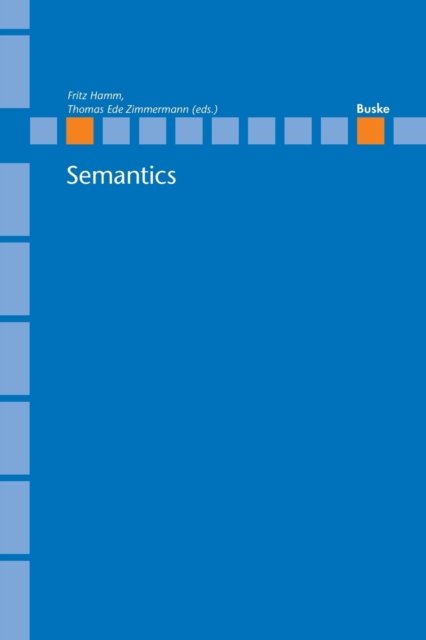 Cover for Semantics - Linguistische Berichte (Paperback Book) (2018)