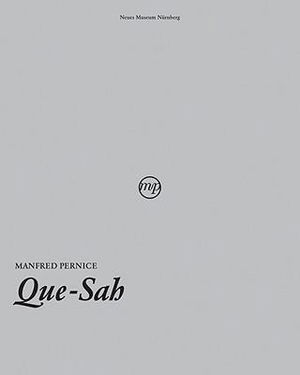 Cover for Jennifer Allen · Manfred Pernice: Que-sah (Paperback Book) (2009)