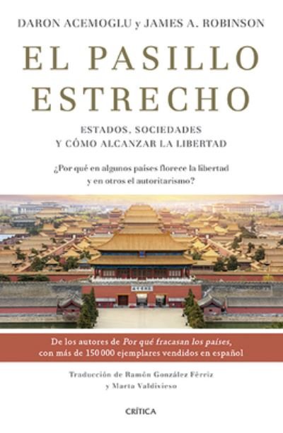 Cover for Daron Acemoglu · El pasillo estrecho (Paperback Book) (2020)