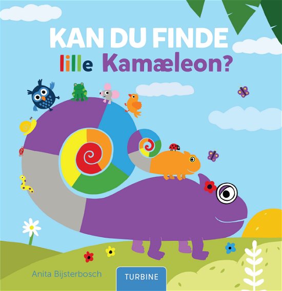 Cover for Anita Bijsterbosch · Kan du finde lille Kamæleon? (Papbog) [1. udgave] (2018)