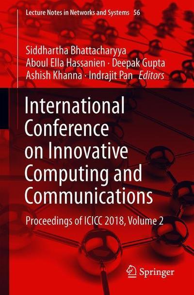 Cover for International Conference on Innovative Computing and Communications (Book) [1st ed. 2019 edition] (2018)