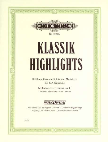 Cover for Verschiedene · Klassik Highlights 1: For C Instruments (Book) (2004)