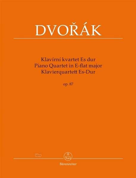 Cover for Dvorak · Klav.quartett op.87,Pt+St.BA9537 (Book)