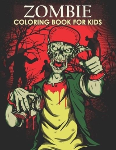 Cover for Nahid Book Shop · Zombie coloring book for kids (Paperback Bog) (2020)