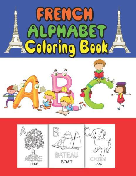 Cover for Dan Green · French Alphabet coloring book (Paperback Book) (2021)