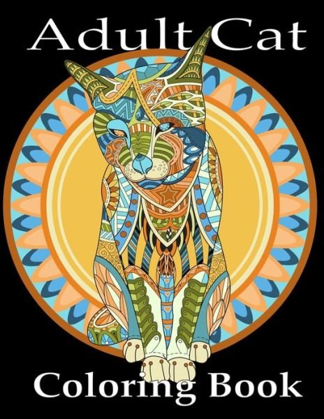 Cover for Nr Grate Press · Adult Cat Coloring Book (Paperback Bog) (2021)