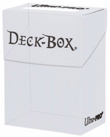 Deckbox Solid Clear C30 - Speelgoed | Kaartspel - Fanituote - Ultra Pro - 0074427814540 - keskiviikko 27. joulukuuta 2017