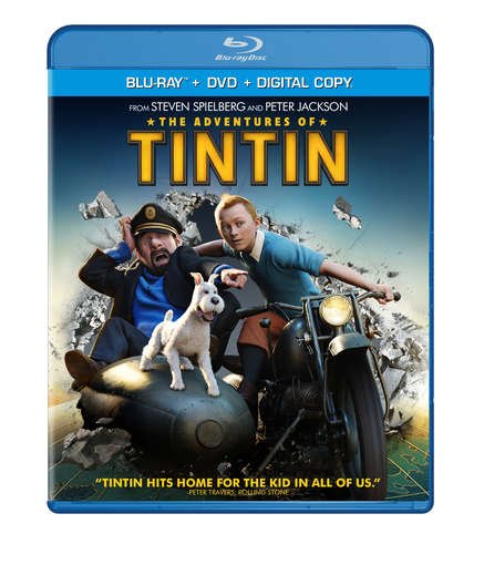Cover for Adventures of Tintin (Blu-ray) (2012)