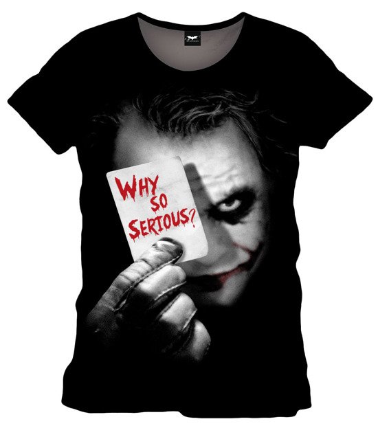 The Dark Knight - Why So Serious? (T-Shirt Unisex Tg. XL) - Batman - Musikk -  - 3700334647540 - 