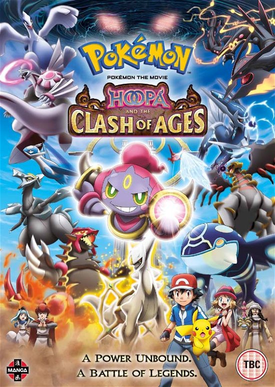 Cover for Pokemon The Movie: Hoopa and the Clash of Ages · Pokemon Movie 18 - Hoopa and the Clash of Ages (DVD) (2016)