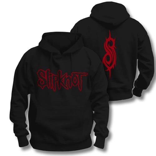 Cover for Slipknot · Slipknot Unisex Pullover Hoodie: Logo (Back Print) (Hoodie) [size L] [Black - Unisex edition] (2015)