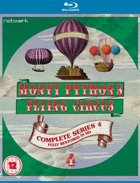 Cover for Monty Python's Flying Circus - Series 4 · Monty Pythons Flying Circus - The Complete Series 4 (Blu-ray) (2020)
