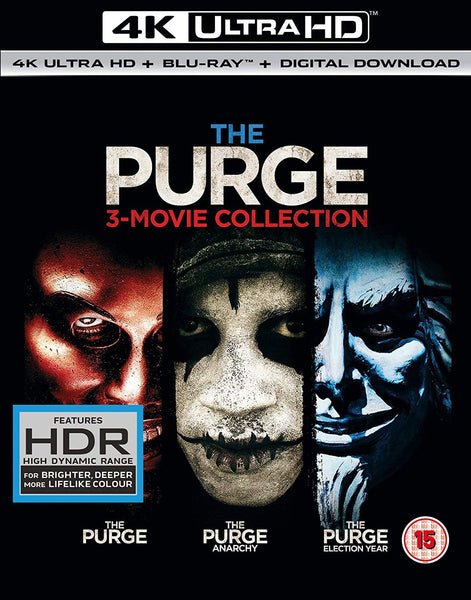 Cover for The Purge Trilogy (4K UHD Blu-ray) (2017)