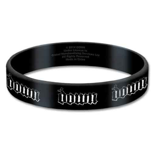 Down Gummy Wristband: Logo - Down - Marchandise - ROCK OFF - 5055295389540 - 