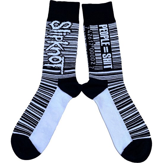 Cover for Slipknot · Slipknot Unisex Ankle Socks: Barcode (UK Size 7 - 11) (Klær) [size M] [Black - Unisex edition]