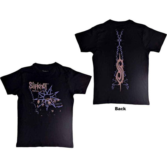 Slipknot Unisex T-Shirt: The End So Far Band Photo (Back Print) - Slipknot - Merchandise -  - 5056561094540 - 