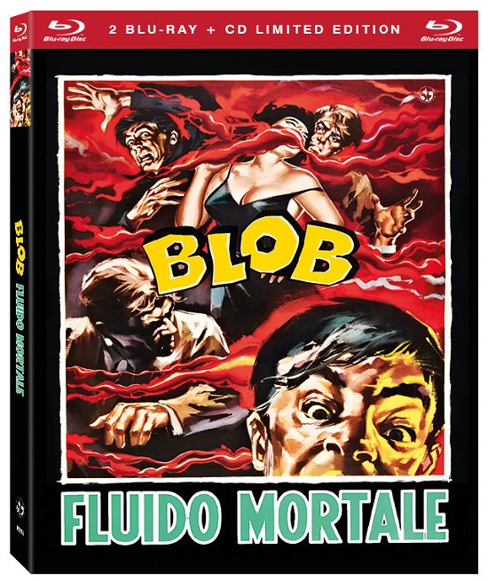 Cover for Blob Fluido Mortale (2 Blu-ray · Blob Fluido Mortale (2 Blu-Ray+Cd) (Edizione Limitata Numerata 1000 Copie) (Blu-ray) (2021)